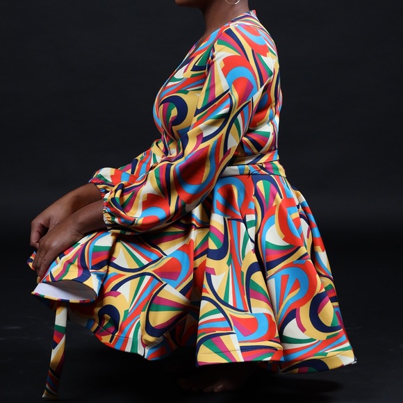 Multi Color Dress - Picture 2 of 2